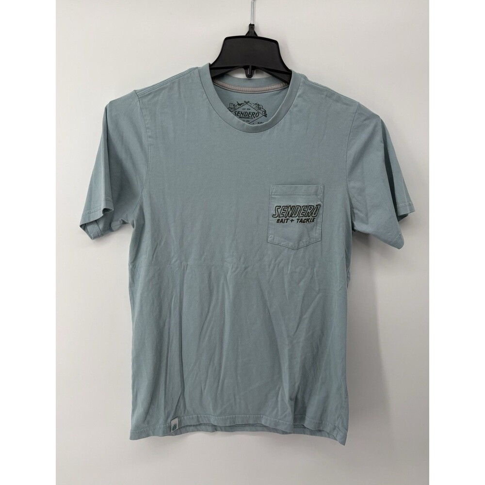 Sendero Provisions Bait Tackle T Shirt Mens M Fishing Graphic Print Embroidered